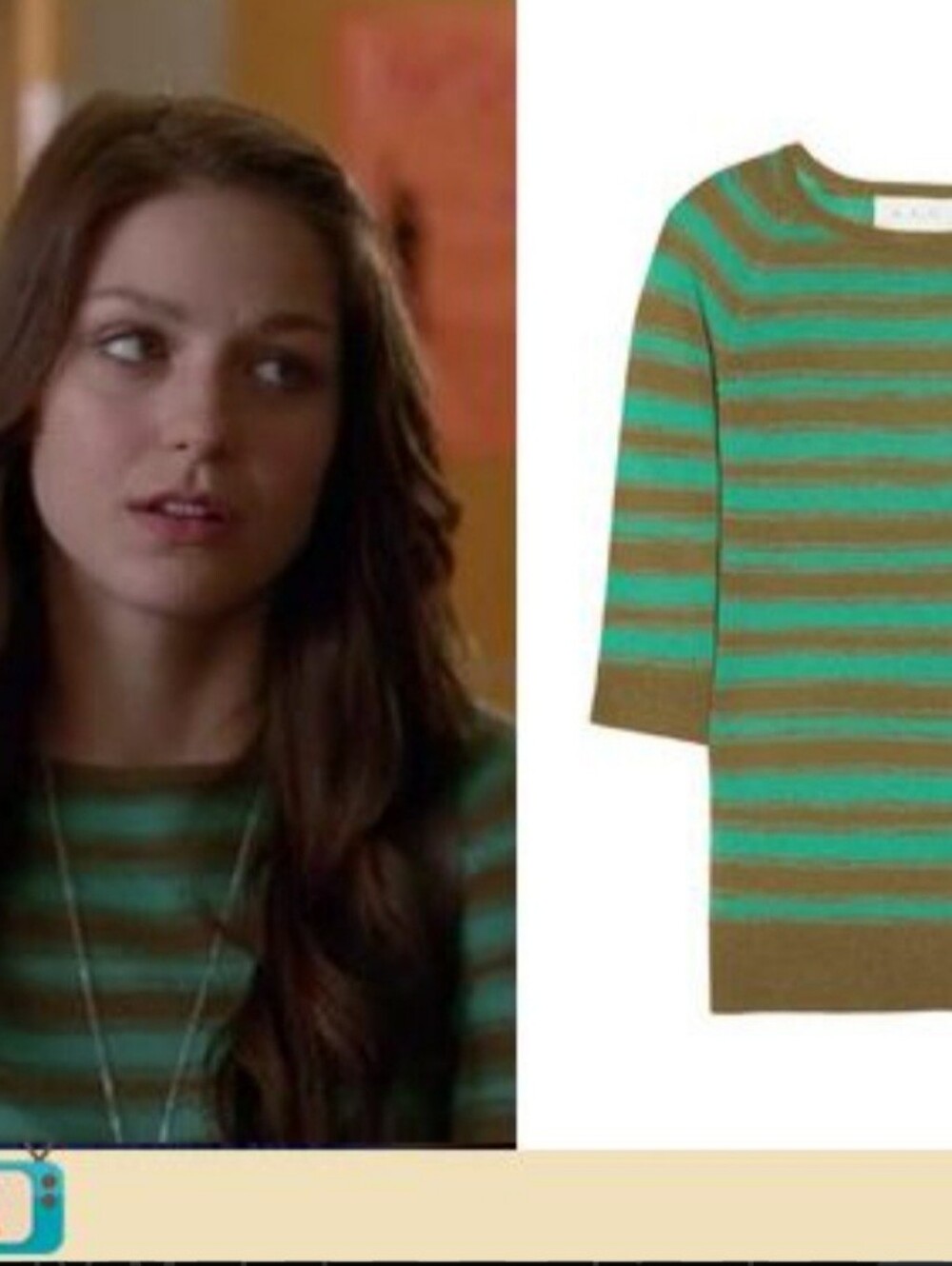 A. L. C. Olsen Knit Striped Sweater-Marley Rose In Glee-BOHO-Medium